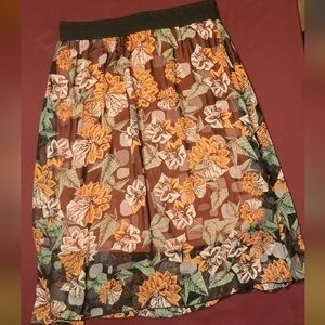 Long LuLaRoe Floral Shirt